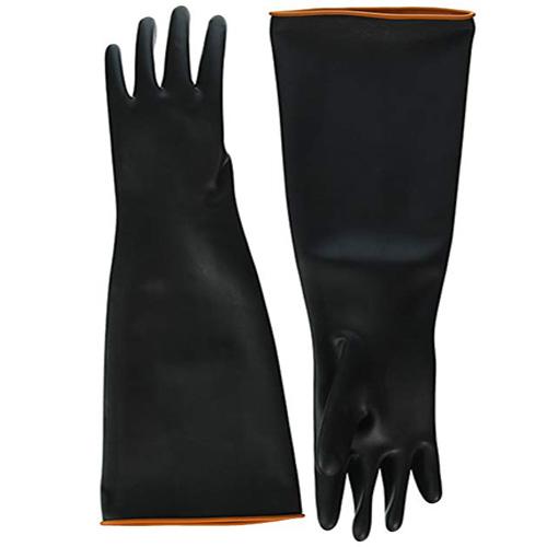 22"Industrial Rubber Hand Gloves Safety Mall